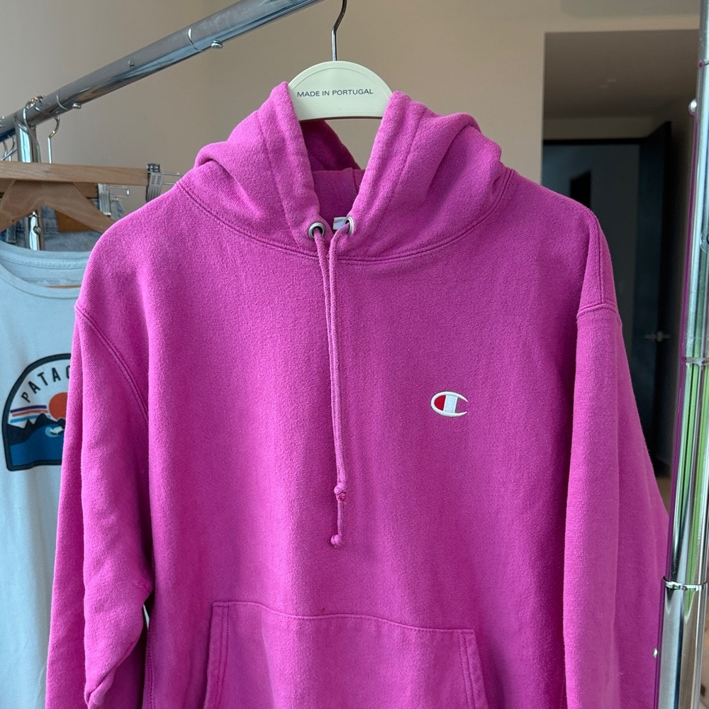 Champion Unisex Fuschia Hoodie